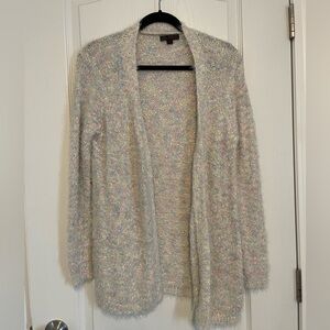Rose Burg - Pastel Eyelash Cardigan